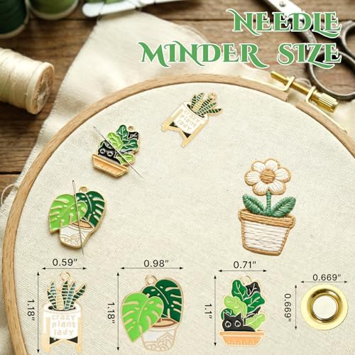 WUSUTE 3 Pack Needle Minders for Cross Stitch