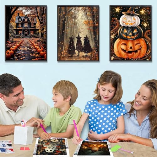 6 Pack Diamond Art Kits for Adults,Diamond Painting Kits for Beginner