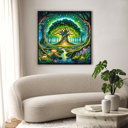 Diamond Art Kits for Adults & Beginners, Tree of Life Diamond Painting Kit