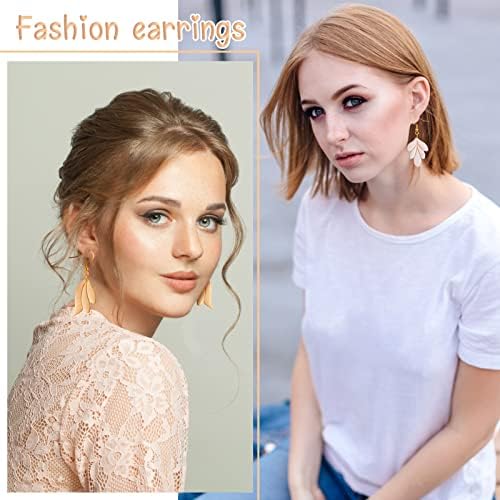 Kajaia 114 Pcs Polymer Clay Earring Cutters Bohemian Flowers Leaf Polymer Clay Earring Cutters Set Jewelry Making Supplies for Women Craft DIY