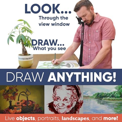 LUCY pro Drawing Tool by Draw LUCY | Camera Lucida Drawing Accessory for Painting | LUCY Drawing Projector for Artists | Artistic Aid - Drawing Tool for Artists