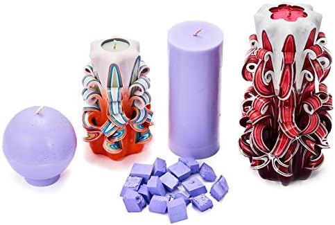Pastel Purple Candle Wax Dye 2 oz - Candle Color Dye Blocks