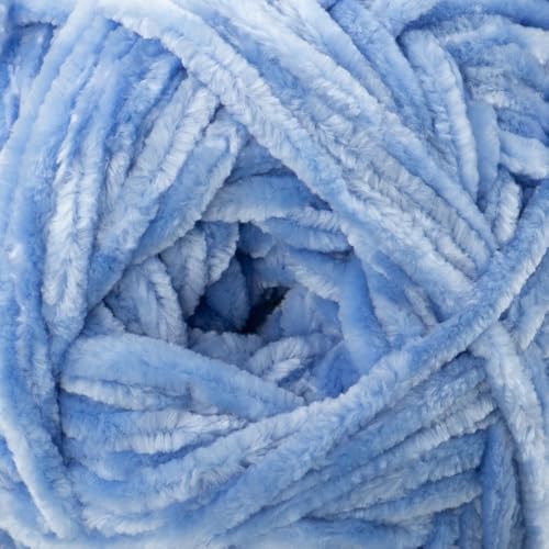 Craft County Bulky 5 Velvet Yarn – Super Soft Polyester Yarn for Blankets, Home Décor, and More!