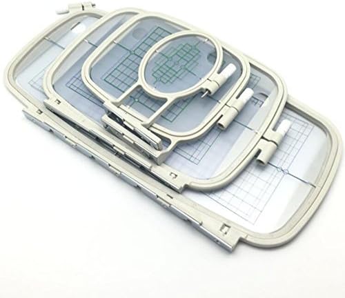 YEQIN Embroidery Hoops 4 in 1 Set for Brother PE800 SE1900 PE770 780D PE700 PC6500 Brother Innovis 1250 700 Babylock Embroidery Machine Hoop