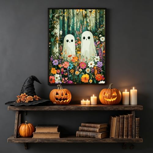 bleihum Halloween Paint by Numbers Kit for Adults 16x20inch