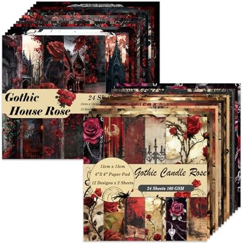 6x6" Scrapbooking Paper Pad Single Sided Decorative Colored Papers