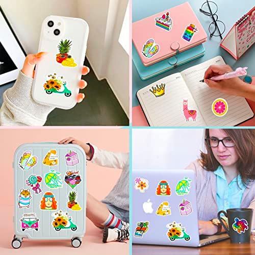 DothRayan Art Stickers for Kids Teens Adults, 100 Pcs Cute Aesthetic Vinyl Waterproof Stickers for Water Bottle, Laptop, Phone