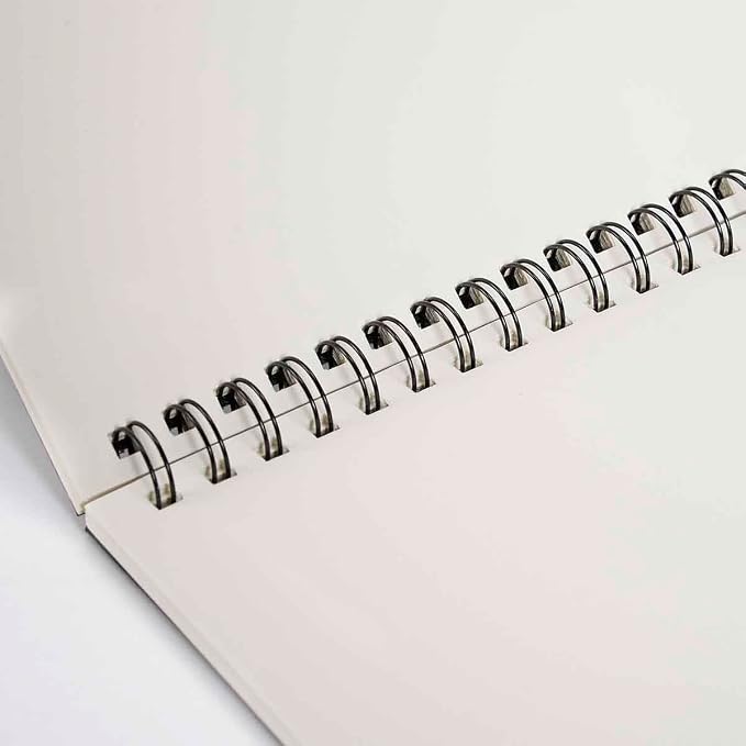 CONDA 9"x12" Sketch Book Set, 2 Pack, 120 Sheets, Spiral Bound Marker Pad, Durable Acid Free Sketchbook Mixed Media for Beginner Kids Adults Artists