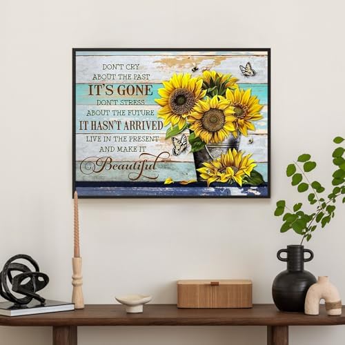 Diamond Art Kits for Adults & Beginners, Sunflower Diamond Painting Kit