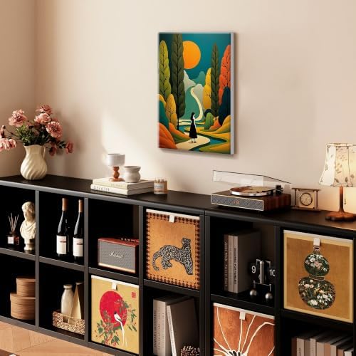 SmartEZ Framed Paint by Numbers Kit for Adults, Landscape Paint by Number