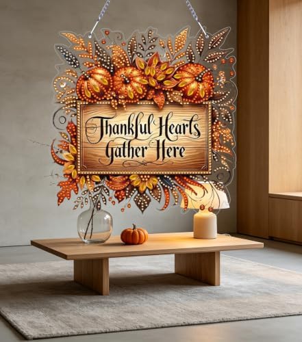 Fall Hanging Diamond Art Kits for Adult Diamond Painting Kit Pendant