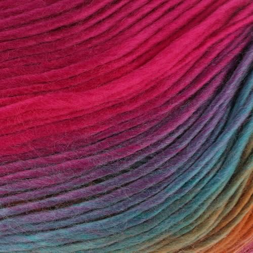 Loops & Threads Facets Yarn - Yarn for Knitting, Crochet, Weaving, and Arts & Crafts - Multi, Acrylic, 3.5 oz