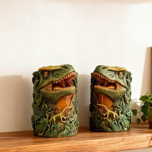 Animal Dragon Cylinder Molds Silicone Wave Spiral Candle Mold - Silicone Resin Casting Molds for Candle & Resin & Soap Craft Supplies