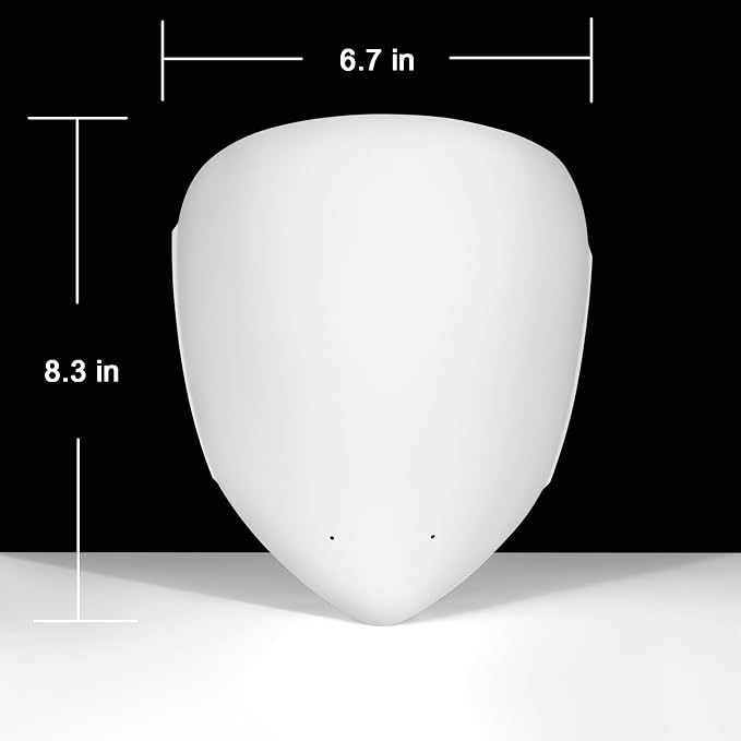 DIY Cosplay Mask Blank White Plastic Full Face Mask Base