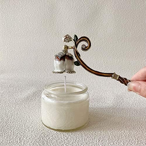 Candle Snuffer, Unique Candle Extinguisher Snuffer, Decorative Candle Extinguisher Metal Candle Tool