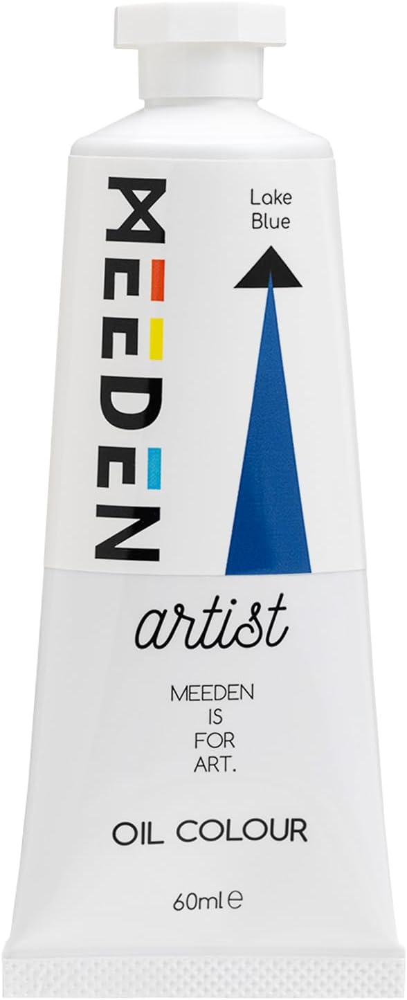MEEDEN Artist Grade Oil Paint: Lake Blue - 60ml/2oz Tube | Professional Art Paints and Supplies for Canvas Painting