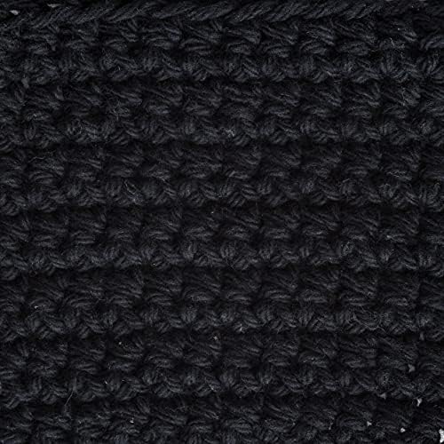 Lily Sugar'n Cream Cotton Cone Yarn, 14 oz, Black , 1 Cone