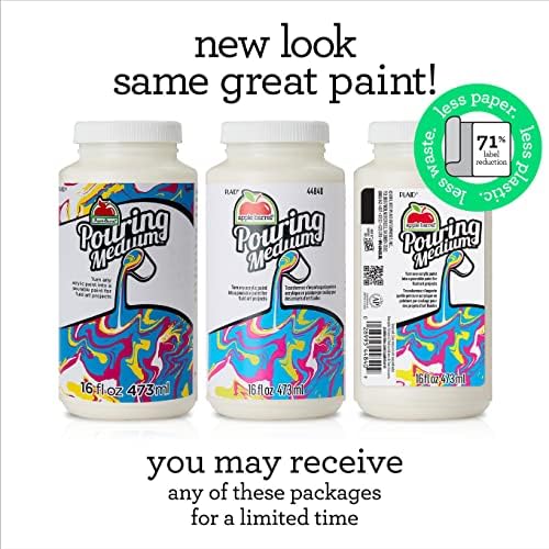 Apple Barrel Pouring Medium, 44840E Acrylic, 16 oz, 16 Fl Oz