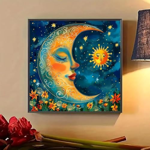 Lophomie Diamond Art Kits for Adults, 5D Diamond Painting Kits 14x14 in