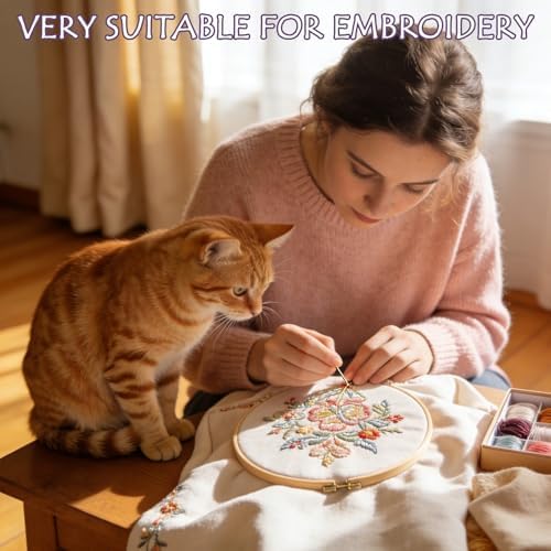 Embroidery Floss - Cross Stitch Threads - Friendship Bracelets Floss - Crafts Floss - 14 Skeins Per Pack Embroidery Floss, Dark Violet Gradient