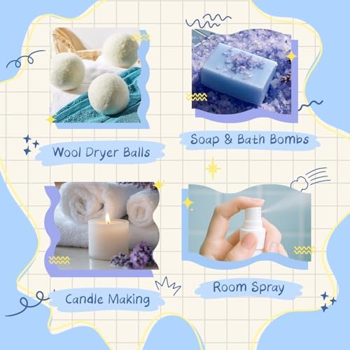 ARVIDSSON Clean Essential Oils Set, Fresh Home Set for Diffuser, Dryer Ball