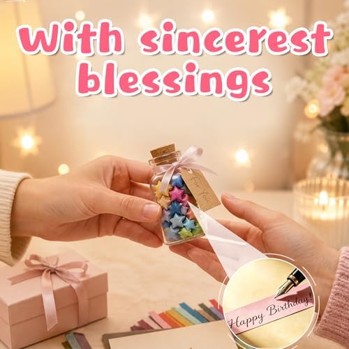 Bupete Star Origami Paper Strips 27 Assortment Colors Star Paper