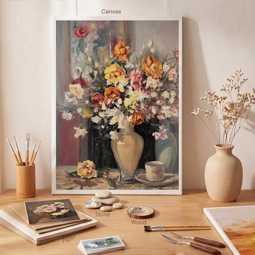 rubens Oil Paint Set 2oz 15 Colors Caroline Oil Paint for Canvas(Series A) | Professional Oil Paints with Thicker Creamy Texture, High Saturation, Large Tubes Art Supplies for Adult, Artists, Beginners