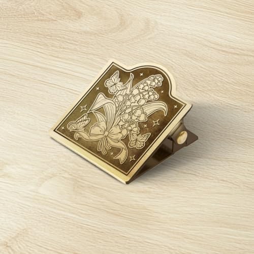 ANATTASOUL Lily of the Valley Travel Journal Clip for DIY Use
