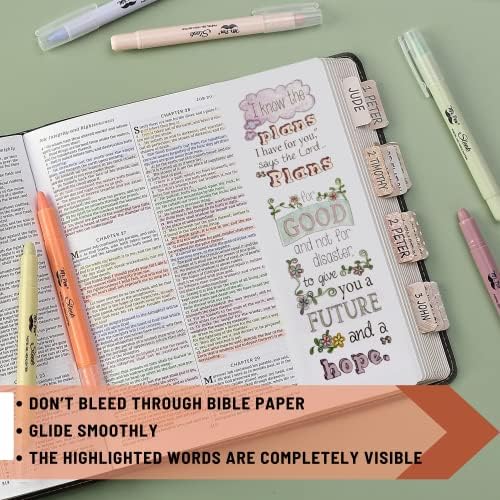 Mr. Pen- No Bleed Gel Highlighters, Pastel Colors, 8 Pack