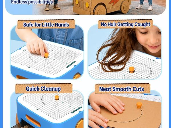 Kid-Safe Cardboard Cutter Machine