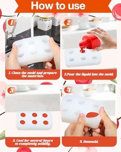 6 Cavity Cherry Silicone Mold, Artificial Fruit Silicone Mold Berry-Shaped Chocolate Mould, 3d Simulation Cherries Fondant Moulds, Christmas Candle Cake Decorating Tool (cherry)
