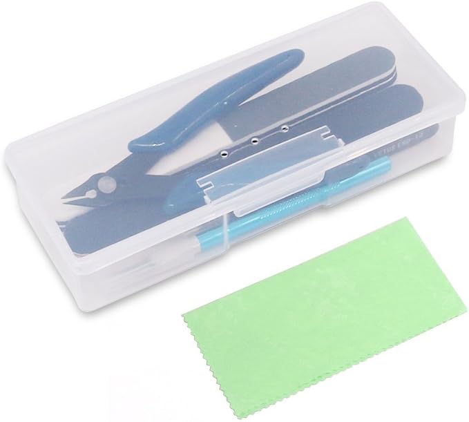 9Pcs Model Tools Kit Hobby Building Tools Craft Set for Basic Model Building, Repairing and Fixing