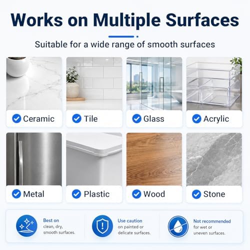 80 PCS Nano Double Sided Adhesive Pads,Waterproof No Damage Removable Heavy Duty Mounting Tapes,Clear Residue-Free Extra Strong Sticky Pads for Walls,Hanging Pictures,DIY Craft Home Office