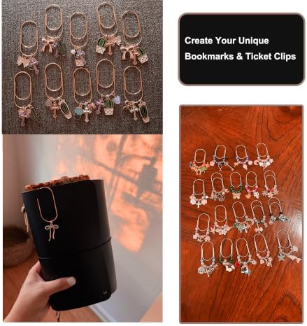 Jumbo Paper Clips, Wide Large Paper Clamps Rose Gold 2 inch 20pcs Durable and Rust Proof Paper Clips for Office, School, Home Supplies(Rose Gold)