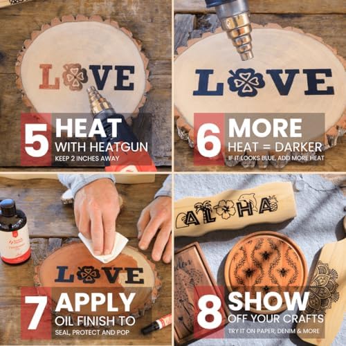 Scorch Marker Pro, The Original Heat Activated Wood Burning Marker, 2 Tips
