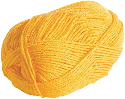 Knit Picks Brava Yellow Worsted Weight Smooth Acrylic Yarn for Crochet