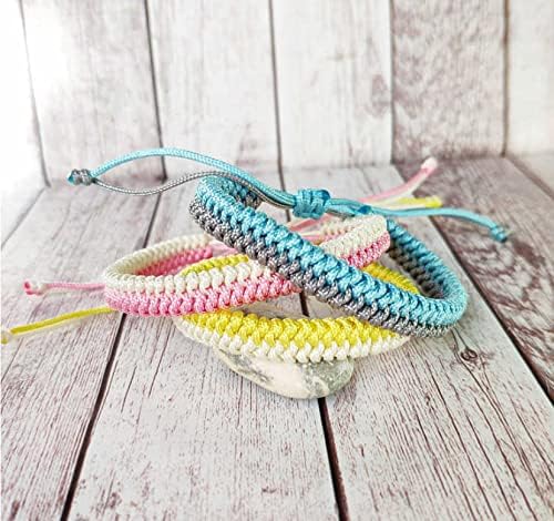 100 Yards 0.8mm Nylon String for Bracelets Sky Blue Braided Nylon Thread Chinese Knotting Cord for Necklace kumihimo Bracelet Jewelry Tassels Making