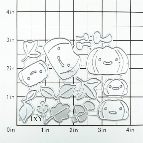 Halloween Patchwork Pumpkin Metal Cutting Dies for Card Making