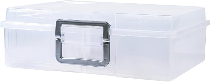 novelinks Photo Storage Box and 16 Inner 4" x 6" Photo Storage Containers