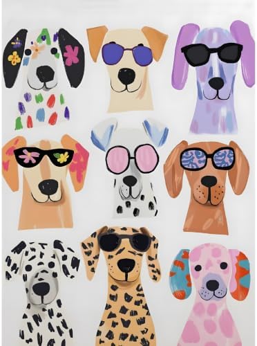 YOLENIX Portrait of a Puppy Diamond Art Kits for Adult Diamond Painting Kit