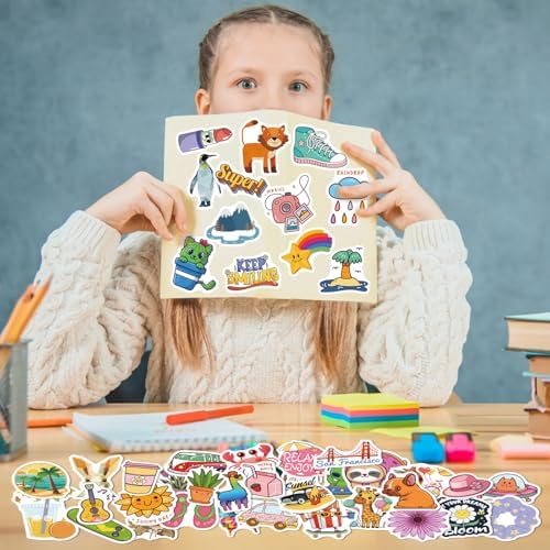 Wninbu 300 PCS Cute Stickers for Kids,Water Bottle Stickers for Girls Boys