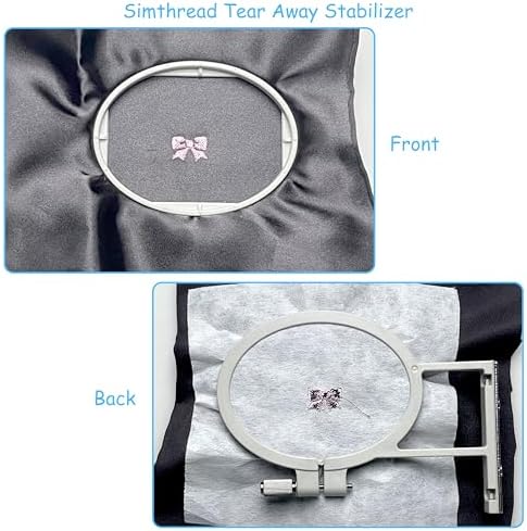 Simthread Tear Away Embroidery Stabilizer - Viscose 100% 1.8 Ounces Medium Weight 20" x 25 Yards/Roll