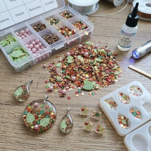 100G Polymer Clay Sprinkles for Crafts, Thanksgiving Pumpkin Embellishments for DIY Crafts Nail Art Lip Gloss Supplies Cellphone Decoration Accessories (Coffee)