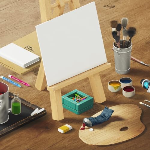 100 Sheets Blank White Cardstock 5x5 Thick Paper 130lb/350gsm