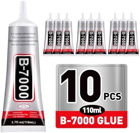 10 PCS 110ml B7000 Rhinestone Glue, Bedazzling Glue for Craft, Jewelry