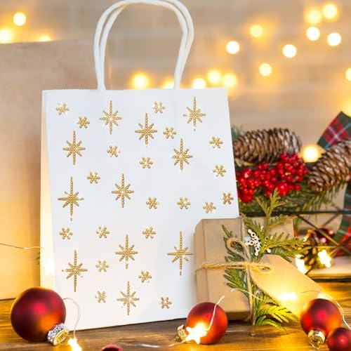 Epakh 84 Glitter Bling Rhinestone Sticker, Bethlehem Star, Gold