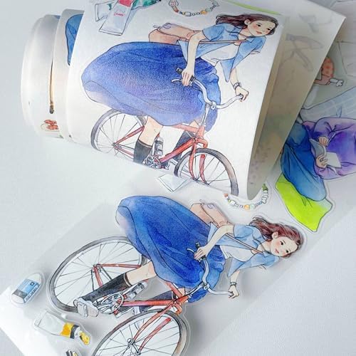 WT Pre-Cut Hello Weekend Wide Washi Tape, 1 Roll (70mm x 5m), Original Weekend Lifestyle Designs, Decorative Tape for Bible Journaling, Bullet Journals, Scrapbooks, Planners & DIY Craft Supplies