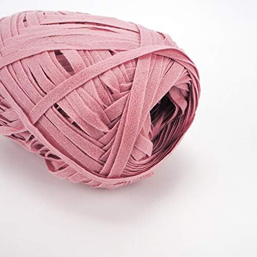 NICEEC 3 Skeins Kraft Paper Yarn 474yds/5.3oz - Pink