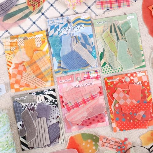 120 Pcs Aesthetic Washi Stickers for Bullet Journaling