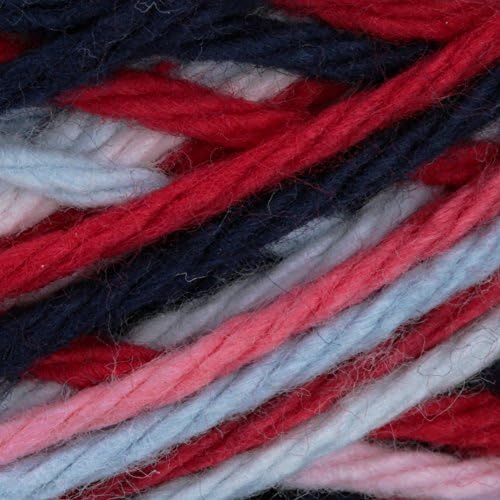 Lily Sugar'n Cream Cotton Cone Yarn, 14 oz, Nautical Ombre, 1 Cone